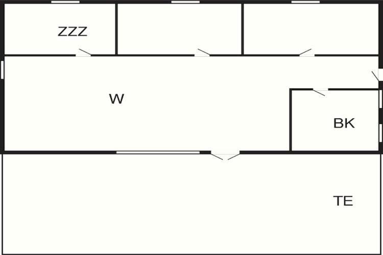 6 Person Holiday Home In Nex 内克瑟 外观 照片
